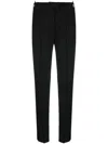 Nensi Dojaka Cut-out Detailing Slim-fit Trousers In Schwarz