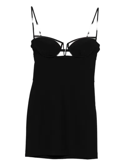 Nensi Dojaka Cut-out Mini Dress In Black