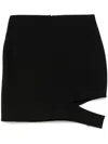 Nensi Dojaka Cut-out Mini Sikirt In Black