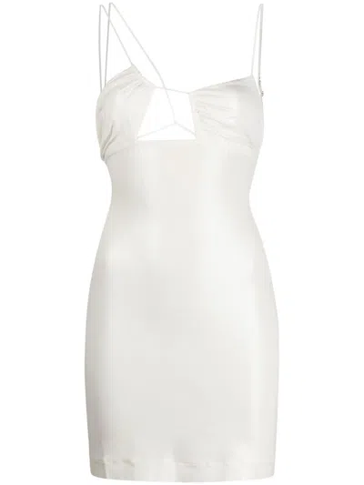 Nensi Dojaka Cut-out Minidress In White