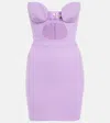 Nensi Dojaka Cutout Minidress In Lavendula