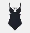 Nensi Dojaka Cutout Swimsuit In Black