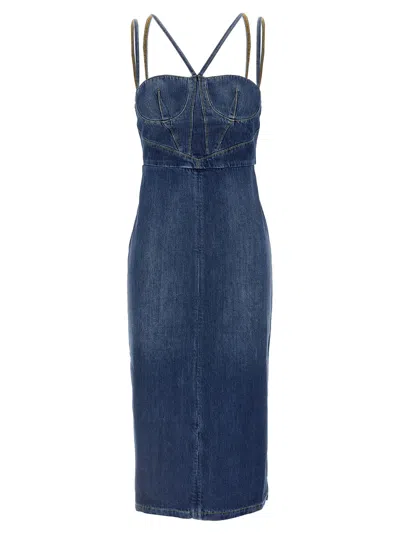 NENSI DOJAKA DENIM DRESS