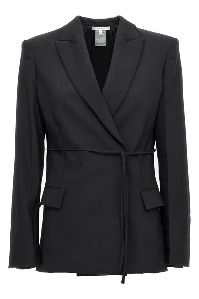 NENSI DOJAKA NENSI DOJAKA DOUBLE BREAST DRAWSTRING BLAZER JACKET