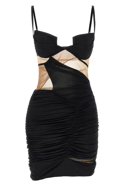 NENSI DOJAKA NENSI DOJAKA 'DRAPPED MINI DRESS' DRESS
