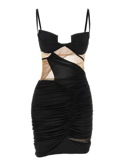 Nensi Dojaka Drapped Mini Dress Dress