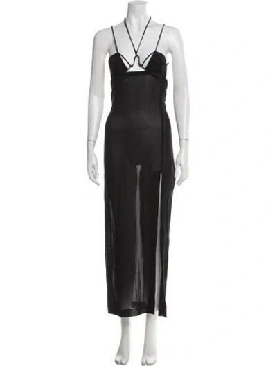 Pre-owned Nensi Dojaka Dress In Black
