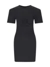 Nensi Dojaka Women's Cut-out Mini T-shirt Dress In Black