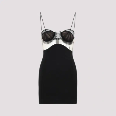 Nensi Dojaka Explosive Flower Bra Dress Xs In Burgundy