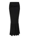 Nensi Dojaka Flared High-waisted Skirt Seam Detailing