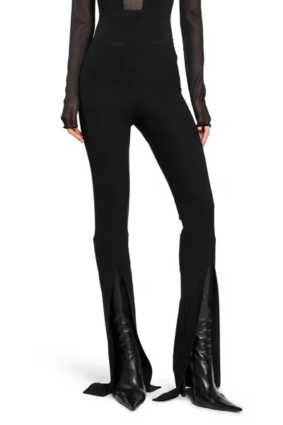 Nensi Dojaka Fitted Trousers With Front Split In Blue