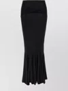Nensi Dojaka Flared High-waisted Skirt Seam Detailing