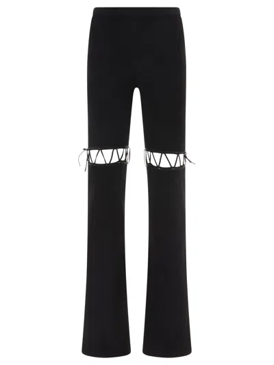 NENSI DOJAKA NENSI DOJAKA FLARED LACED LEGGINGS