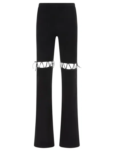 NENSI DOJAKA NENSI DOJAKA FLARED LACED LEGGINGS
