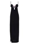 Nensi Dojaka Bustier-neck Sleeveless Gown