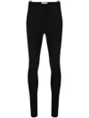 Nensi Dojaka Heart-cut Out High-waisted Leggings In Black