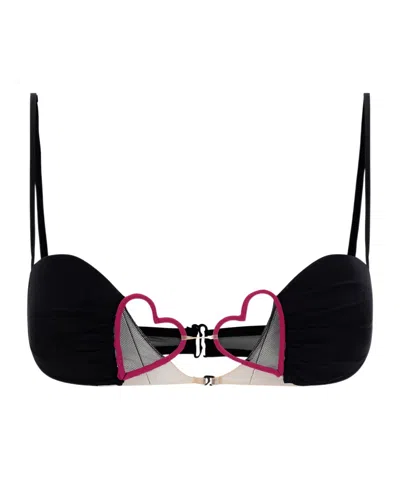 NENSI DOJAKA NENSI DOJAKA HEART-MOTIF UNDERWIRE BRA