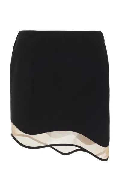 Nensi Dojaka Heartbeat Mini Skirt In Black