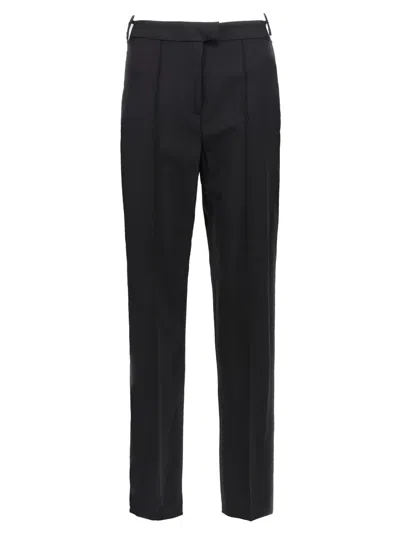 Nensi Dojaka Virgin Wool Trousers In Black