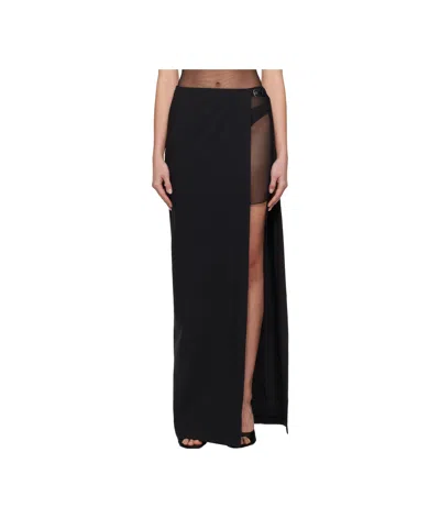 Nensi Dojaka High Waist Skirt In Black