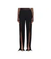 Nensi Dojaka High-waisted Black Trousers With Tailored Silhouette In Black