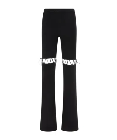 NENSI DOJAKA NENSI DOJAKA CUT-OUT KNIT PANTS