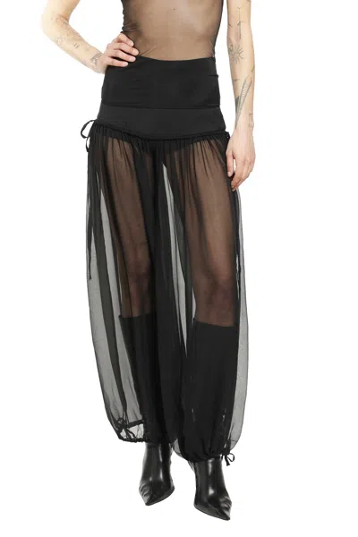 Nensi Dojaka Hybrid Harem Trousers In Black