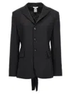 Nensi Dojaka Black Black Black Black Black Black Black Black Black Black Black Black Tailored Blazer In Black