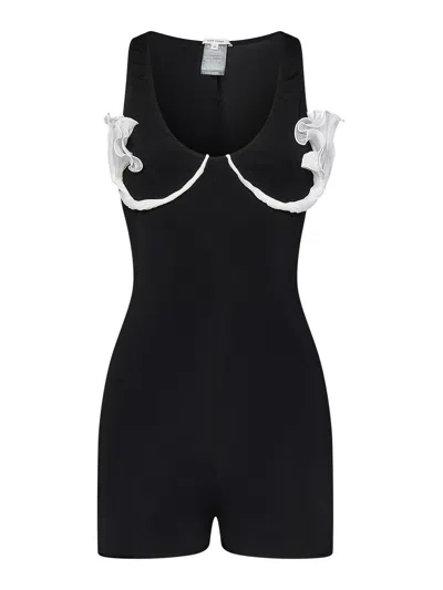 Nensi Dojaka Kylie Jumpsuit In Black Stretch Jersey