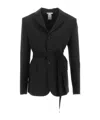 Nensi Dojaka Lapel Suit Jacket In Black
