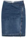 Nensi Dojaka Livia Mini Skirt In Blue