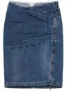 Nensi Dojaka Livia Mini Skirt In Blue