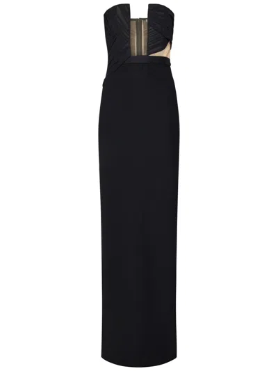 Nensi Dojaka Long Dress In Black