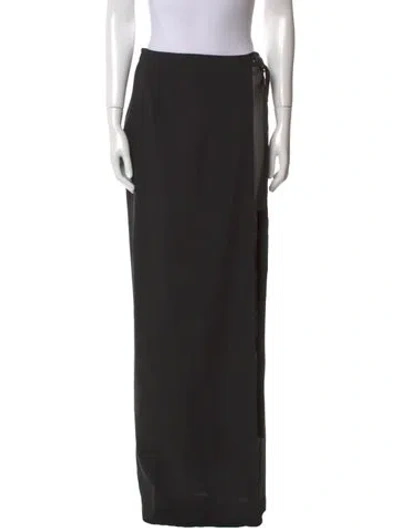 Pre-owned Nensi Dojaka Long Skirt W/ Tags In Black