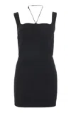 Nensi Dojaka Madeleine Quilted Bustier Mini Dress In Black