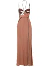Nensi Dojaka Mae Maxi Dress In Brown