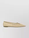 Nensi Dojaka Mesh Overlay Pointed-toe Ballet Flats