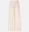 Nensi Dojaka Mid-rise Wide-leg Pants In Neutral