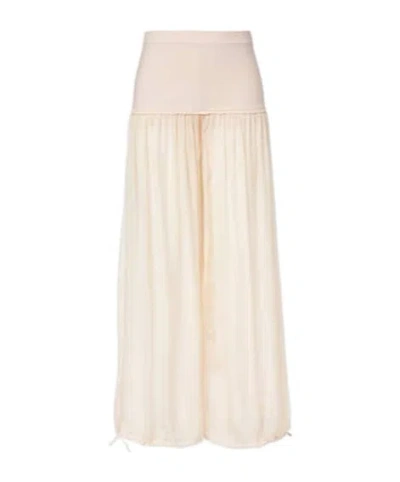 Nensi Dojaka Mid-rise Wide-leg Pants In Neutral