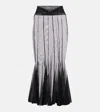 Nensi Dojaka Mila Tulle Midi Skirt
