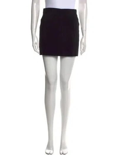 Pre-owned Nensi Dojaka Mini Skirt In Black