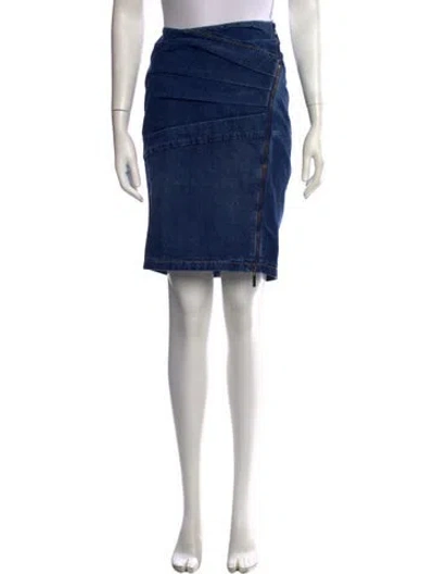 Pre-owned Nensi Dojaka Mini Skirt In Blue