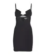 Nensi Dojaka Padded Bralette Mini Dress In Black
