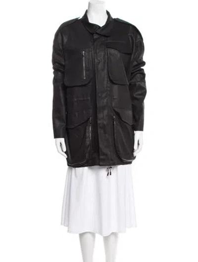 Pre-owned Nensi Dojaka Parka In Black