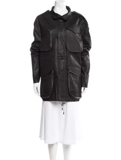 Pre-owned Nensi Dojaka Parka In Black