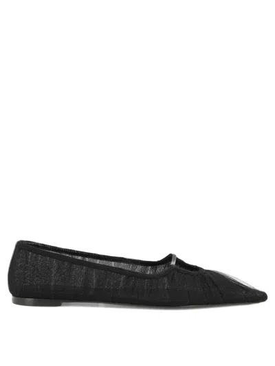 Nensi Dojaka Pointed-toe Ballet Flats In Black