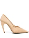 Nensi Dojaka Pointed-toe Sheer Pumps In Neutrals