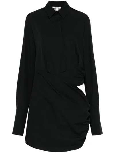 Nensi Dojaka Poplin Mini Dress In Black