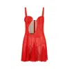 Nensi Dojaka Godet Mini Dress With Asymmetrical Panel Detail