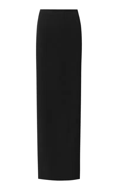 Nensi Dojaka Ribbed-knit Tube Skirt In Black